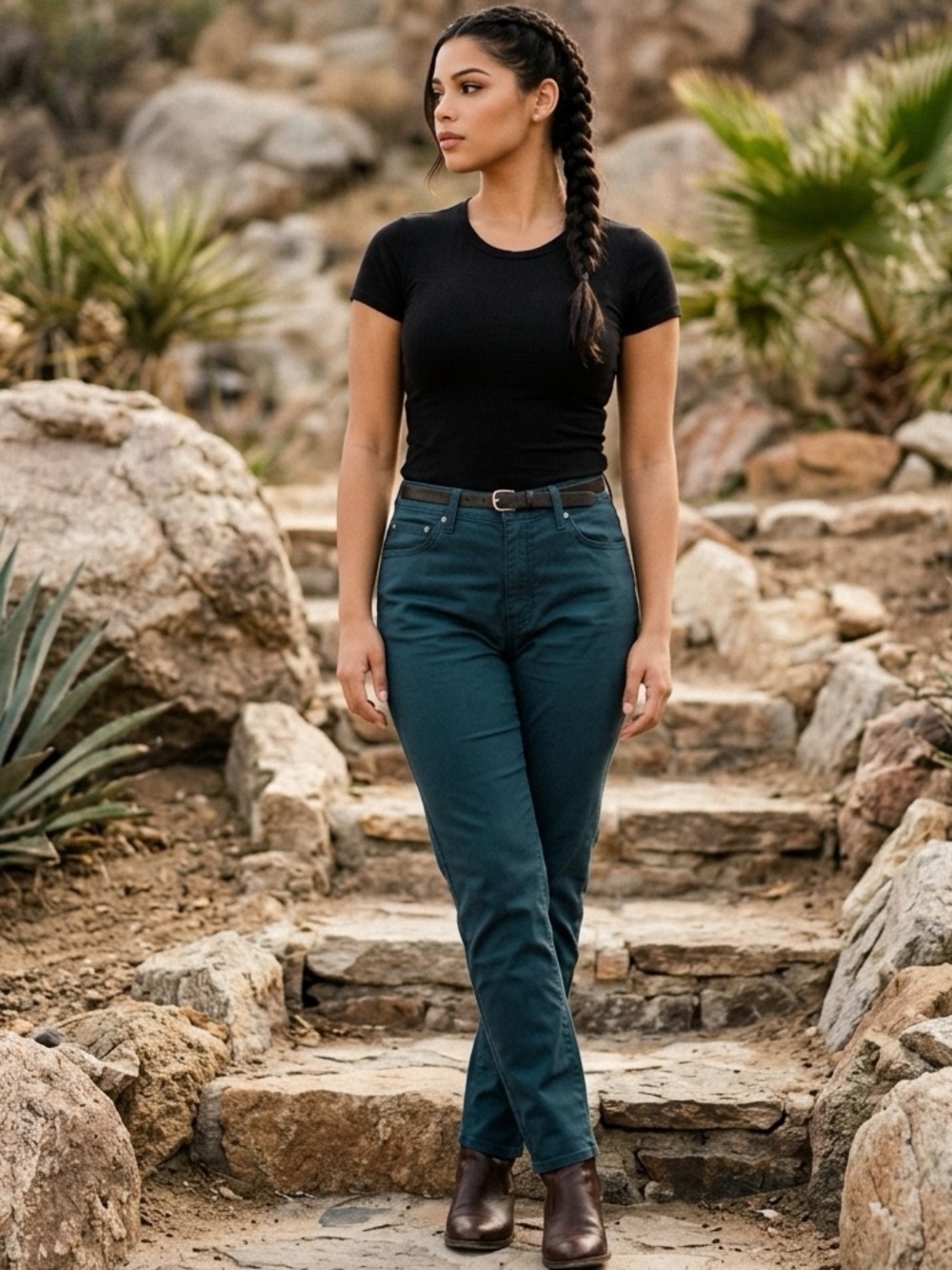 NWT Levi's SZ 33X30 blackish/charcoal Mom High Waisted 5-pocket jeans/waist 34”